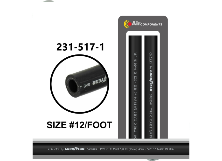 Hose #12 5/8" Good Year Barrier 1 Foot