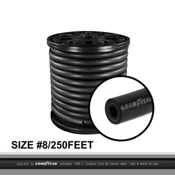 Hose #8 13/32" Good Year Barrier 250' Roll