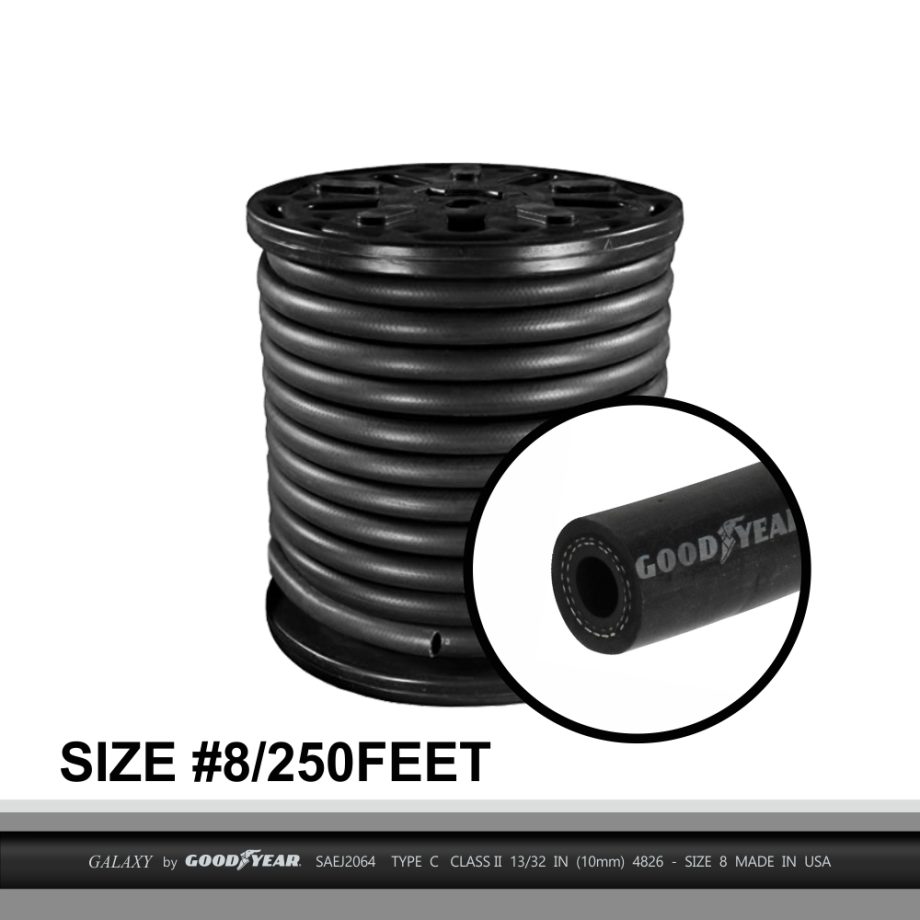 Hose #8 13/32" Good Year Barrier 250' Roll