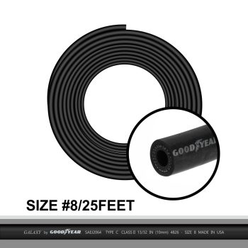 Hose #8 13/32" Good Year Barrier 25' Roll