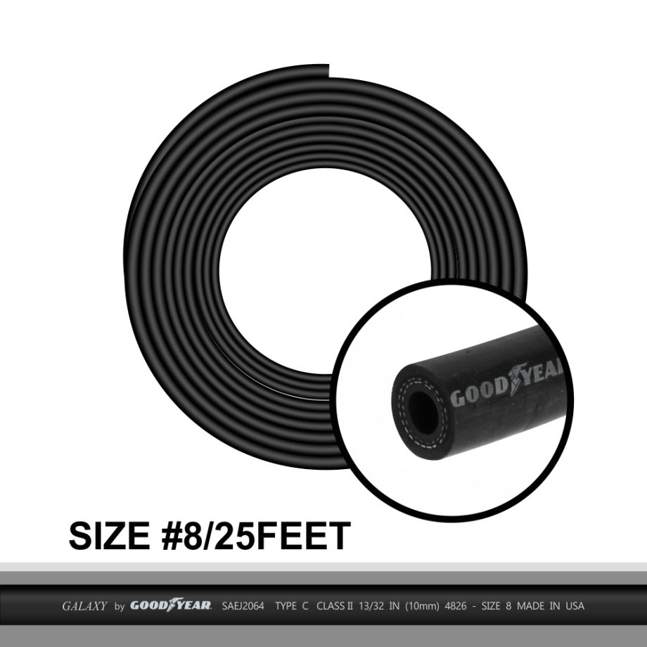 Hose #8 13/32" Good Year Barrier 25' Roll