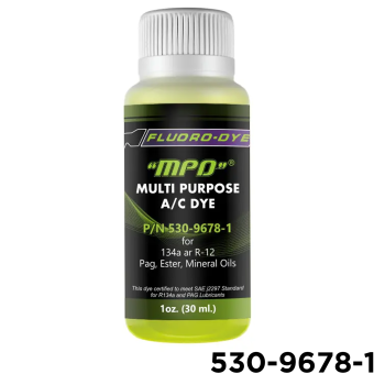 Fluoro-Dye MPD™ 134a & R-12 Universal A/C Dye 1 oz. (4 Applications)