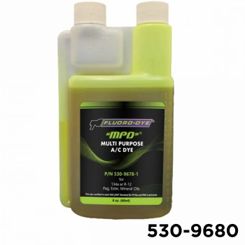 Fluoro-Dye MPD™ 134a & R-12 Universal A/C Dye 8 oz. Bottle (32 Applicatons)