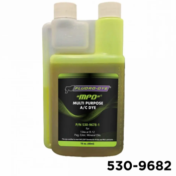 Fluoro-Dye MPD™ 134a & R-12 Universal A/C Dye 16 oz. Bottle (64 Applicatons)