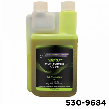 Fluoro-Dye MPD™ 134a & R-12 Universal A/C Dye 32 oz. Bottle (128 Applications)