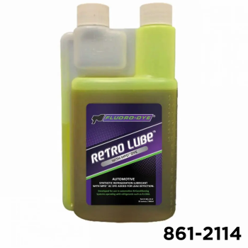 Retro Lube A/C Compressor Lubricant With Universal A/C Dye For 134a & R12 Systems 32oz