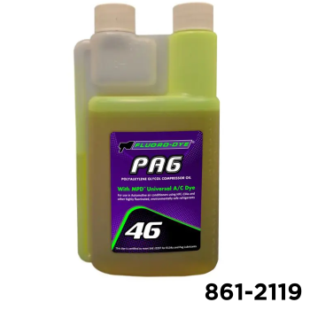 PAG 46 A/C Compressor Lubricant with MPD™ Universal A/C Dye 16oz