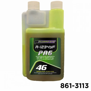 1234YF 46 PAG A/C Compressor Lubricant with MPD DYE For 1234YF  8 oz