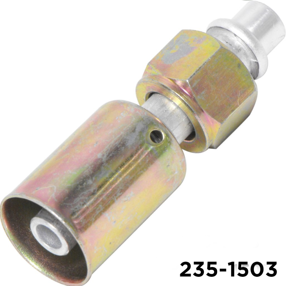 Beadlock Fitting Straight #8 Female Oring x #8 Hose