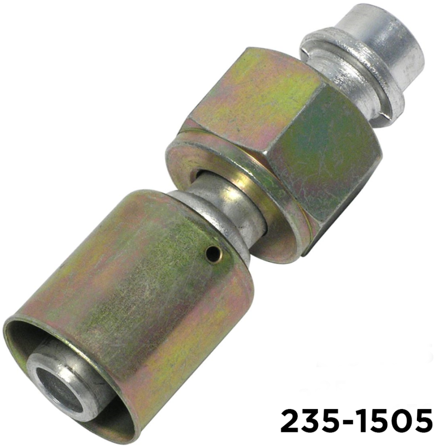 Beadlock Fitting Straight #12 Female Oring x #12 Hose