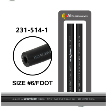 Hose #6 3/8 Good Year Barrier 1 Foot