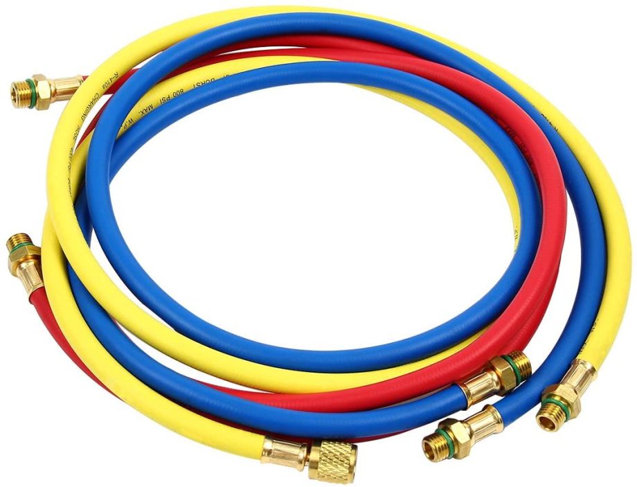 1234YF Gauge Set Aluminium W/ 60" Hoses 4 Way