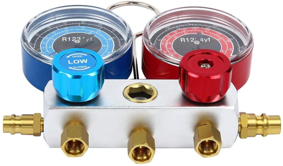 1234YF Gauge Set Aluminium W/ 60" Hoses