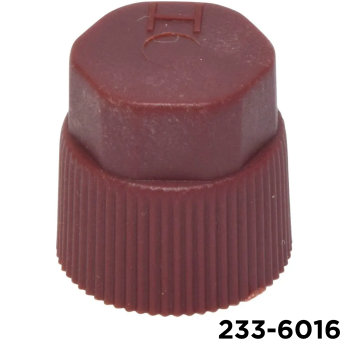 Service Cap 134a High Side JRA M10 X 1.25 16mm Red (5 Pk)
