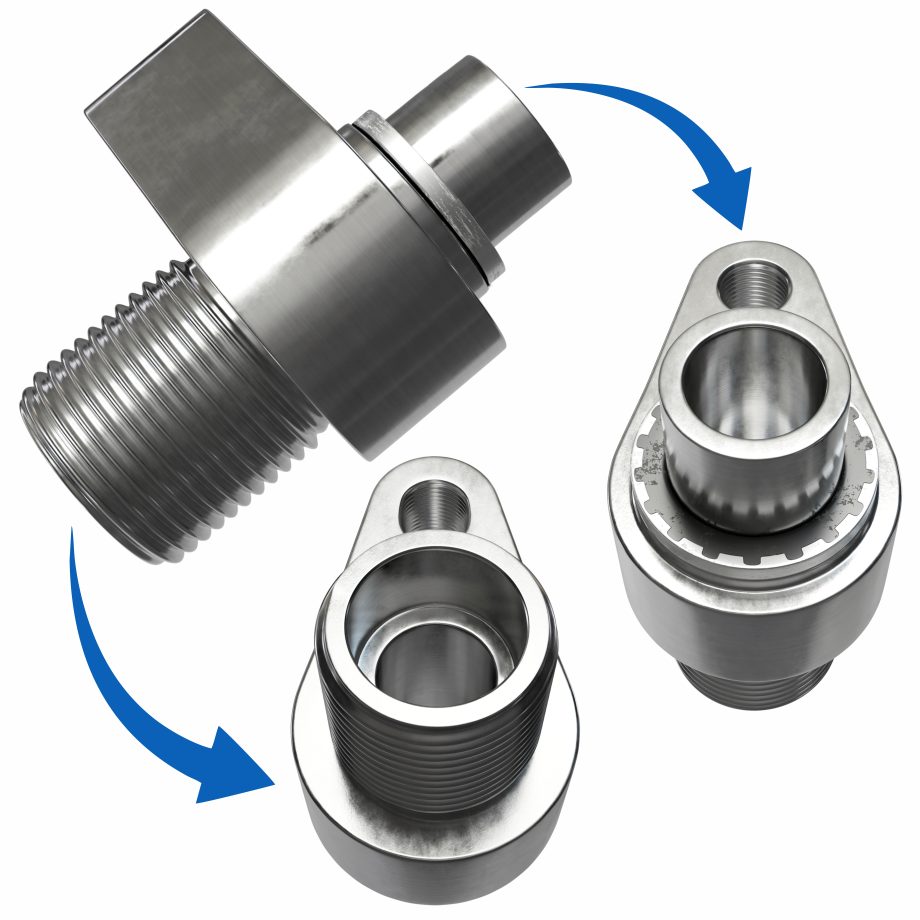 Compressor Adapter Block x Adaptor x #10 Male Insert Oring