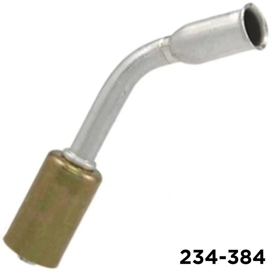 Beadlock Fitting Spring Lock 45 Degree #6 Female x #6 Hose