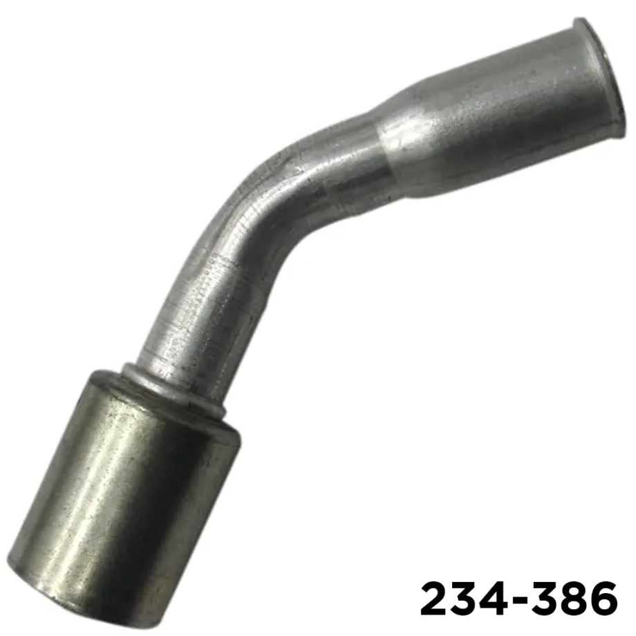 Beadlock Fitting Spring Lock 45 Degree #10 Female x #10 Hose