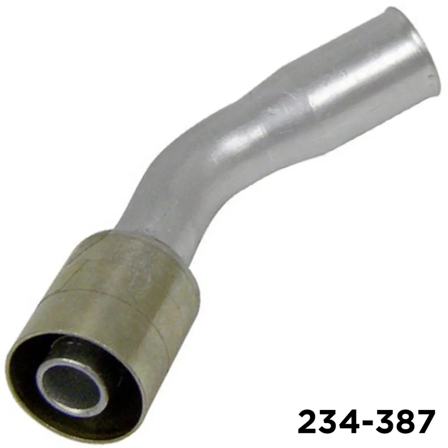 Beadlock Fitting Spring Lock 45 Degree #12 Female x #12 Hose