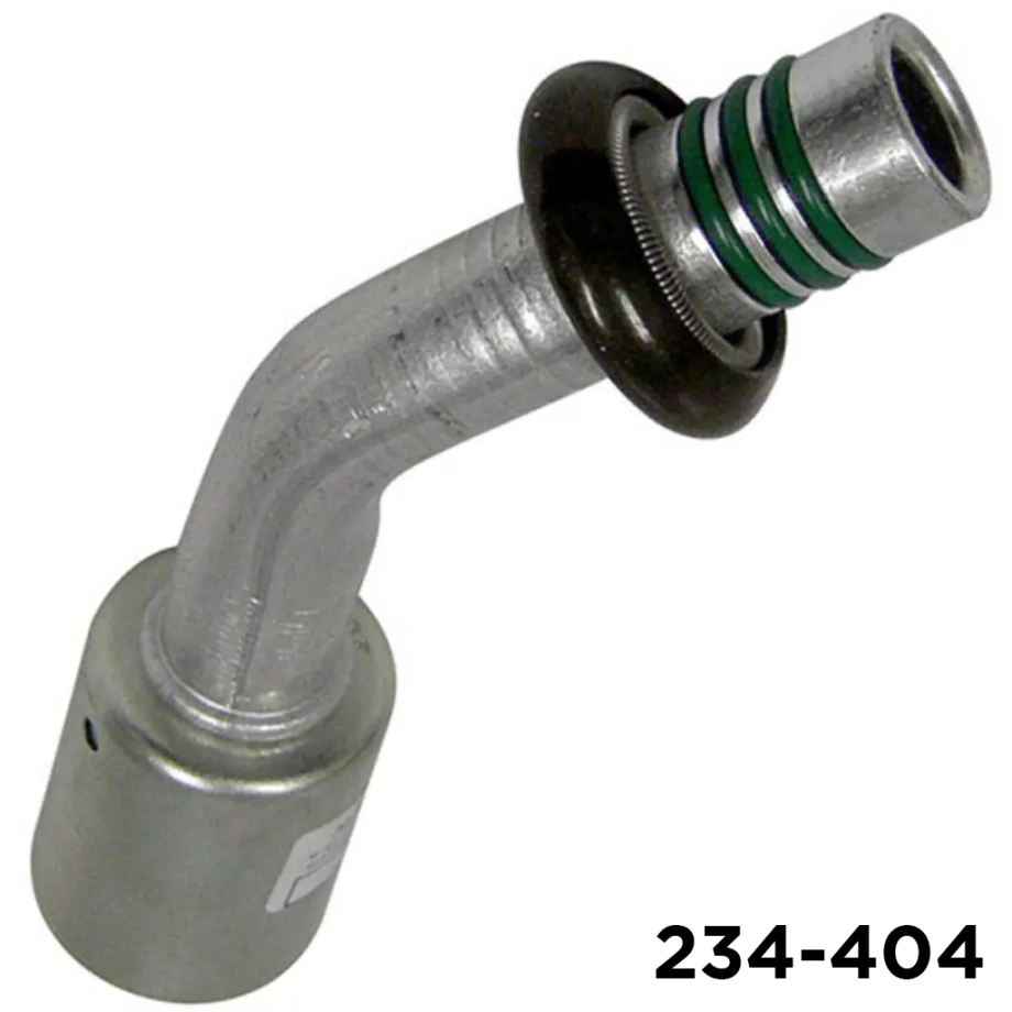 Beadlock Fitting Spring Lock 45 Degree #10 Male x #10 Hose