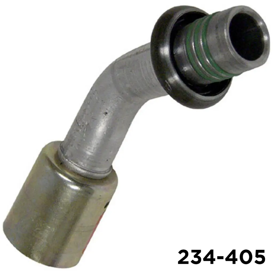 Beadlock Fitting Spring Lock 45 Degree #12 Male x #12 Hose