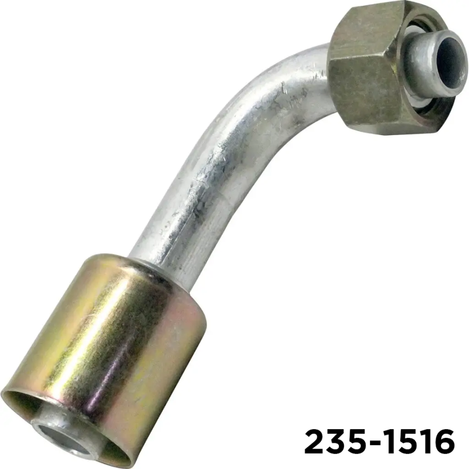 Beadlock Fitting 90 Degree #10 Female Oring x #12 Hose