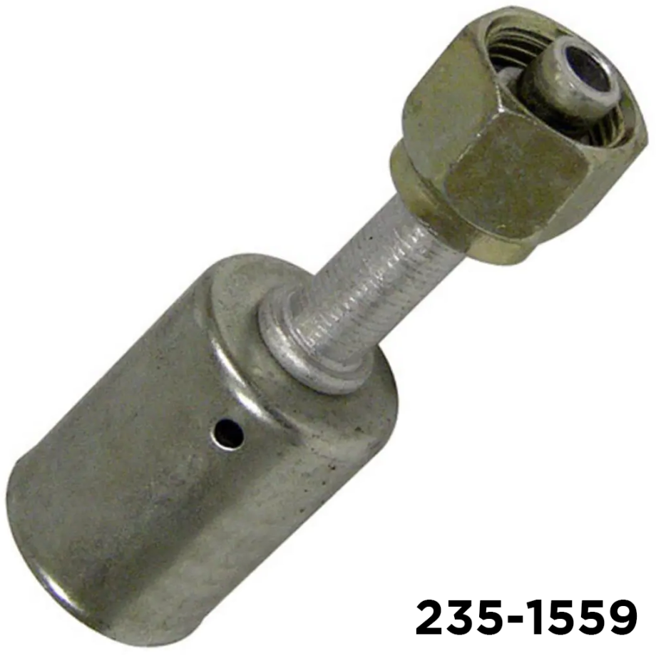 Beadlock Fitting Straight #6 Female Oring x #8 Hose