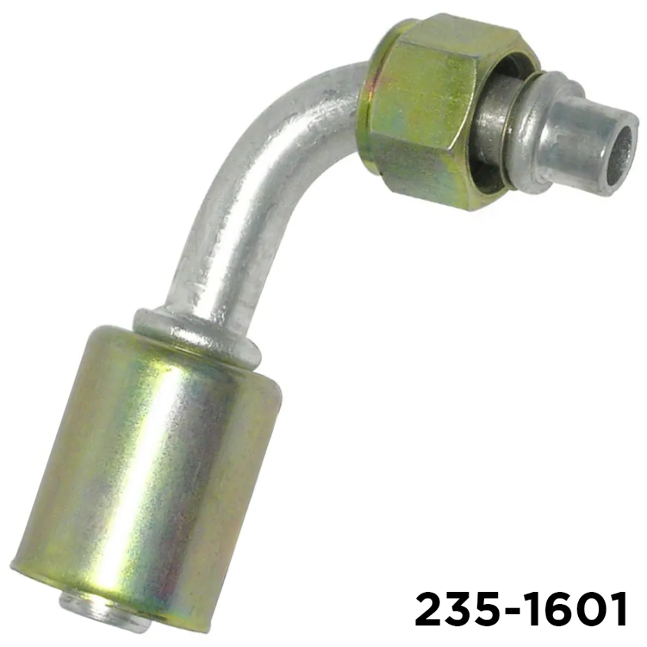 Beadlock Fitting 90 Degree #8 Female Oring x #10 Hose