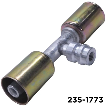 Beadlock Fitting Straight Splicer #8 Hoses W/R134a High Side Port