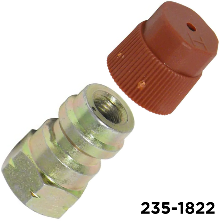 Fitting Retro Fit Steel Straight 134a 3/16" x 16mm High Side
