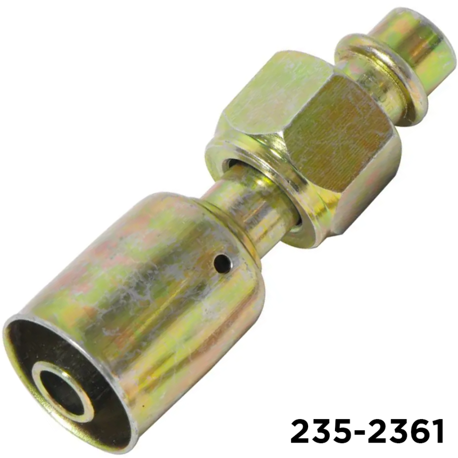 Beadlock Fitting Steel Straight #10 Female Oring x #10 Hose