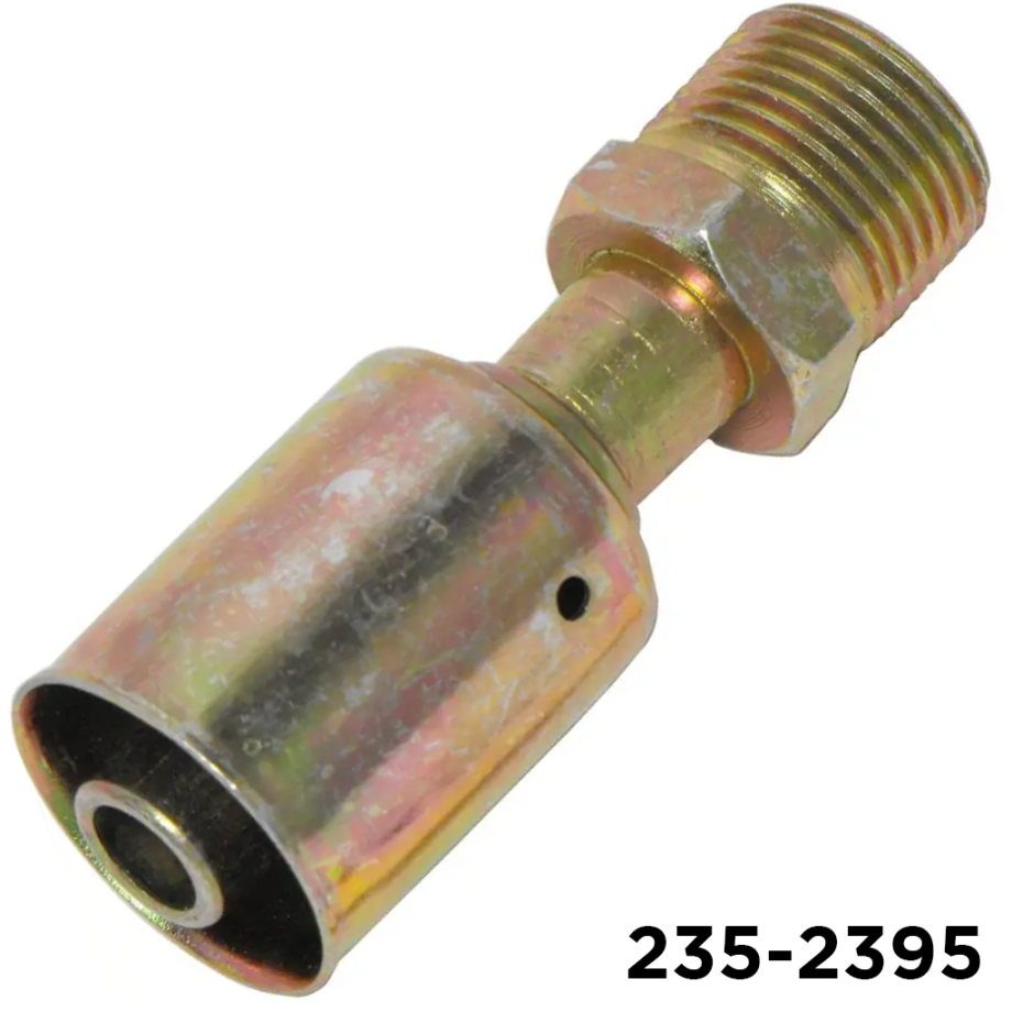 Beadlock Fitting Steel Straight #10 Male InsertOring#10 Hose