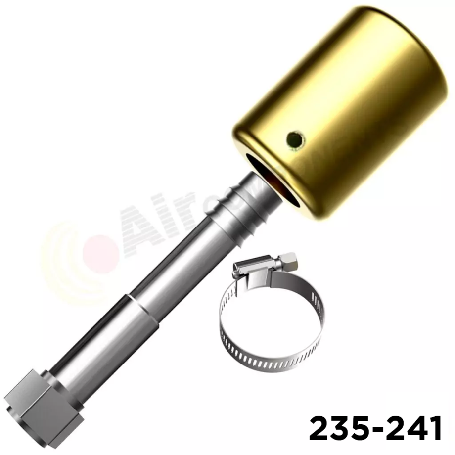 Fitting Barb Straight #10 Female Oring x 5/8 Heater Hose Kit