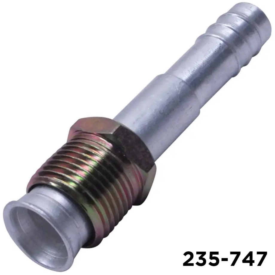 Fitting Barb Straight #10 Male Insert Oring x #10 Hose