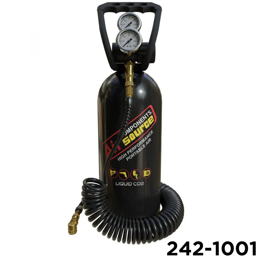 Air Components Air Source Complete 10 Lb Liquid CO2 System 0-475 PSI