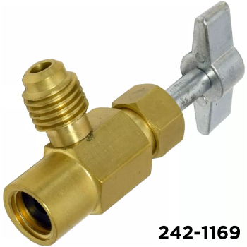 Can Tap Valve For R134A Also Fits California Cans