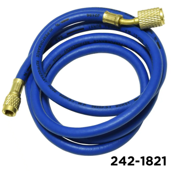 R-12 Charging Hose 96" Blue 1/4" Female Fittings