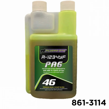 1234YF 46 PAG  A/C Compressor Lubricant with MPD DYE For 1234YF 16 oz
