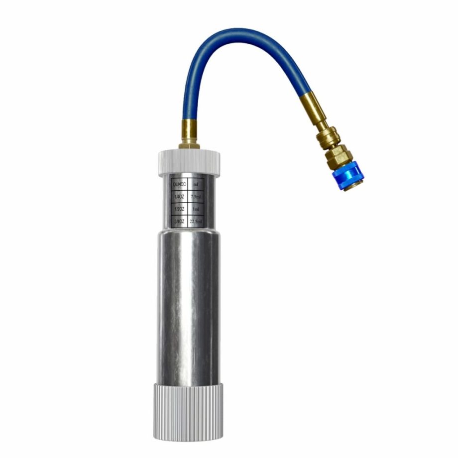 Fluoro-Dye  MPD™ Oil & Dye Injector 2 oz. Manual Twist For R-12,134a, R22, 410a 501, 502 & most refrigerants