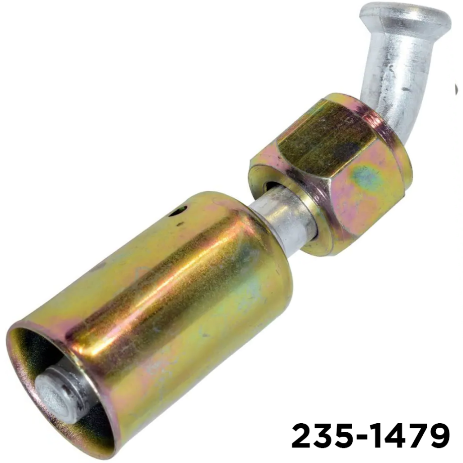 Beadlock Fitting 45 Degree #6 Female Flare x #6 Hose