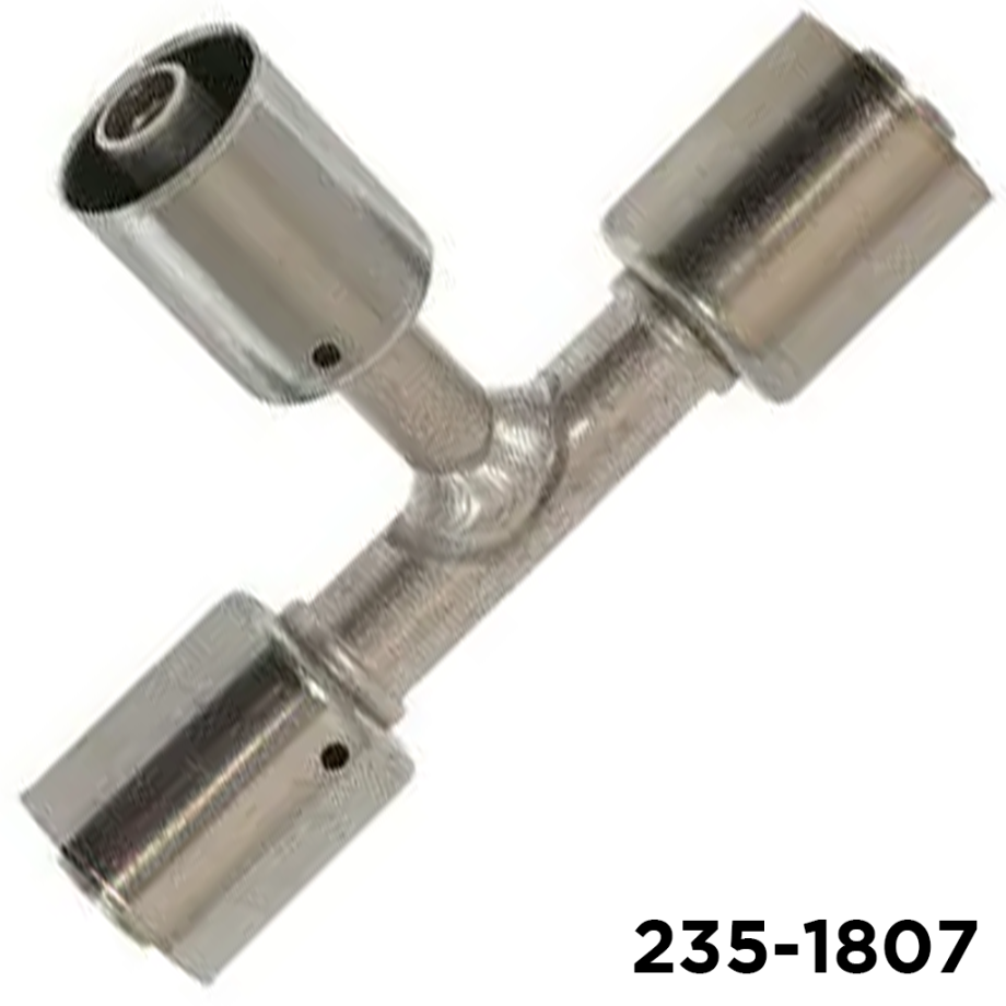 Beadlock Fitting Splicer Tee #12 x #12 x #10 Hose