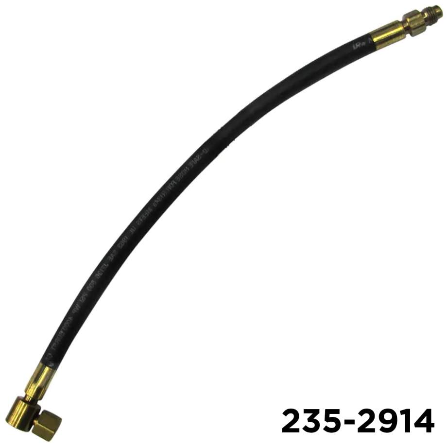 Service Port Hose Extension 90 Degree 1/4 FM x 1/4 M x 12"