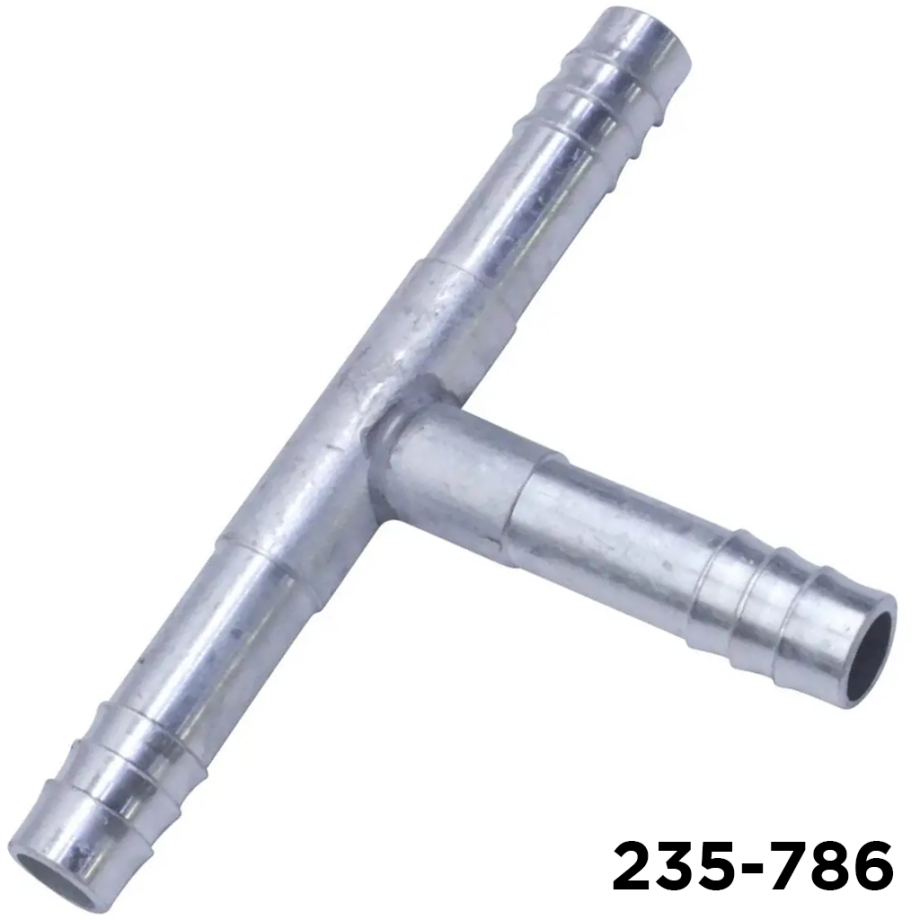 Fitting Barb Splicer Tee 8 x 8 x 8 Hose