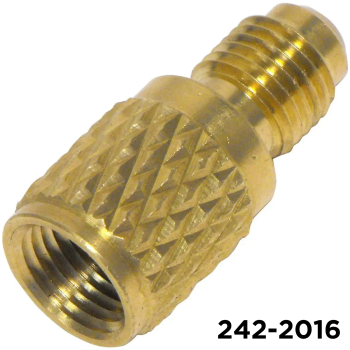 A/C Adapter One Piece Fixed 3/16 Female Flare x 1/4 Male Flare
