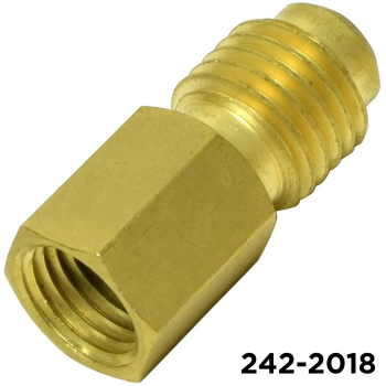 A/C Adapter 1/4 Female Flare x M10-1.5 Male Flare