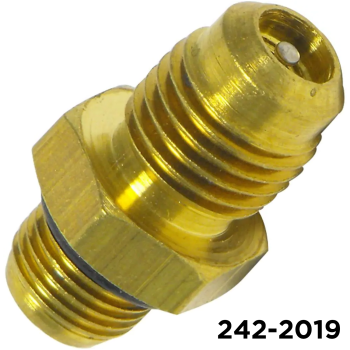 A/C Adapter 3/8-24 Male Oring x 7/16-20 Male Flare