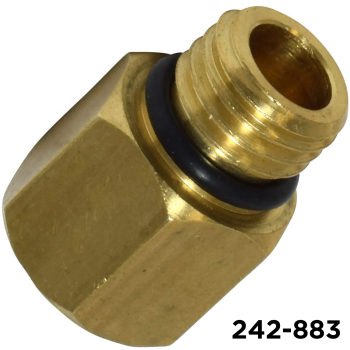 Adapter (134a) Coupler 1/4" Female Flare X 14mm Male