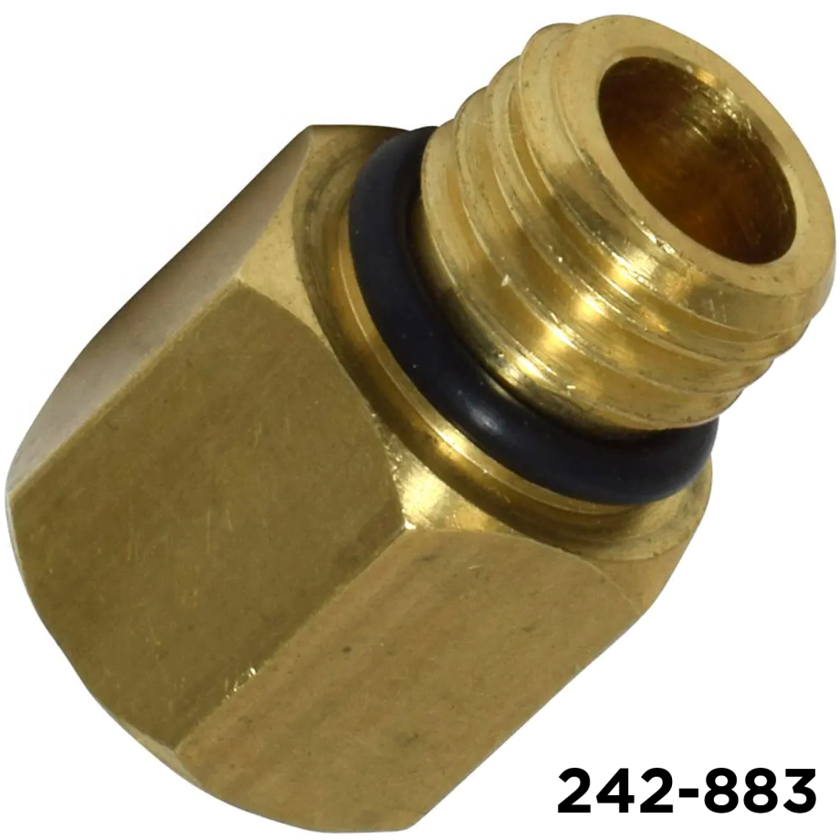 Adapter (134a) Coupler 1/4" Female Flare X 14mm Male