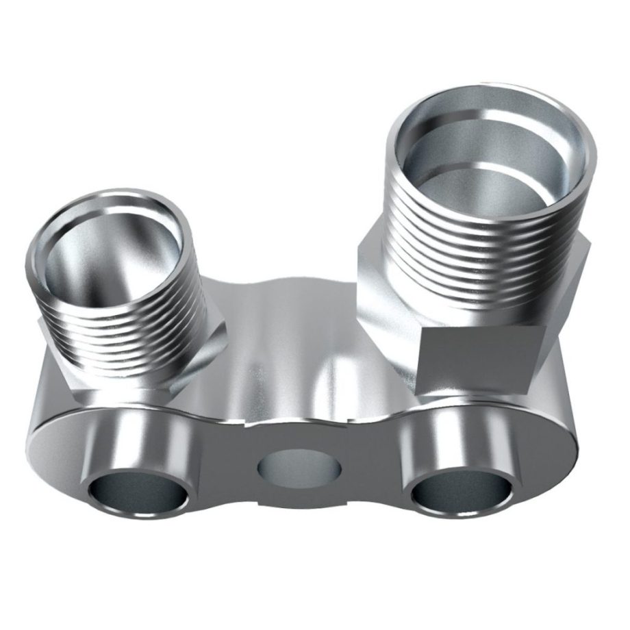 Compressor Fitting Bolt-On 12 X 10 Vertical