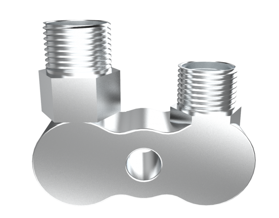 Compressor Fitting Bolt-On 12 X 10 Vertical
