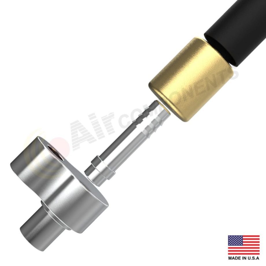 Compressor Adapter Custom Manifold Kit Barb Hi Side Denso 10S17F/10S20F